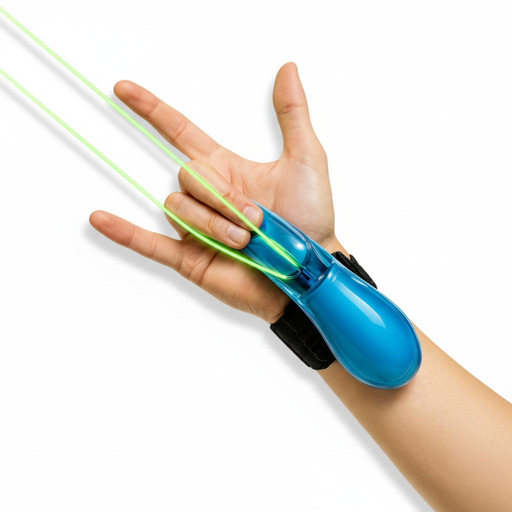✔ Glow String Launcher™ (Glow-In-The-Dark Web Toy)