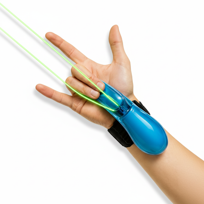 ✔ Glow String Launcher™ (Glow-In-The-Dark Web Toy)